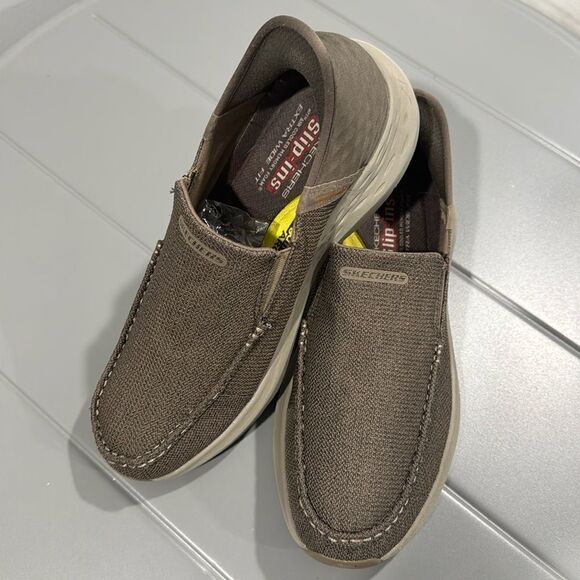 SKETCHERS SLIP-INS PARSON-RALVEN. TAUPE. - Picture 1 of 10